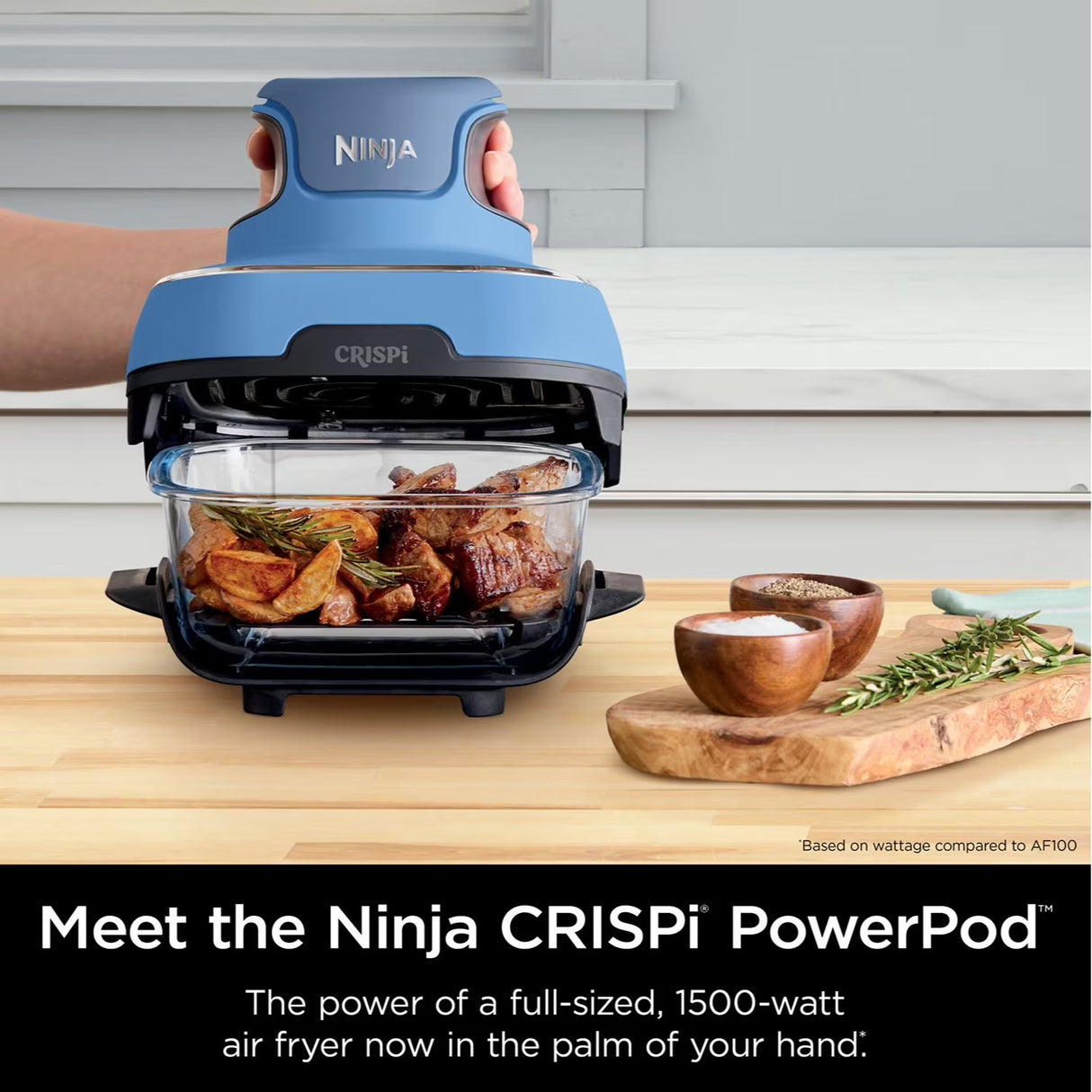 Ninja Crispi 5-in-1 Portable Glass Air Fryer Cooking System