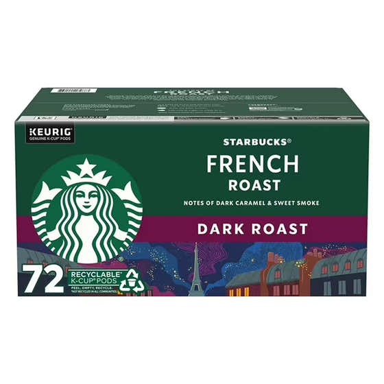 Starbucks Dark Roast K-Cup Coffee Pods, French Roast, 72 ct. | Keurig - Products