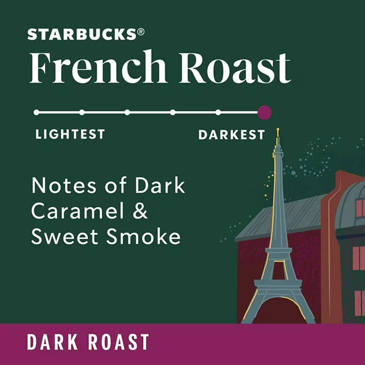 Starbucks Dark Roast K-Cup Coffee Pods, French Roast, 72 ct.