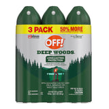 OFF! Deep Woods Insect Repellent - 9 Oz - 3 Pack