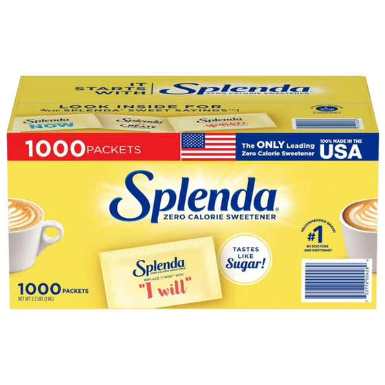 Splenda Zero Calorie Sweetener Packets, 1,000 ct | Splenda - Splenda