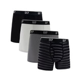 Gap Men's 4-Pack Ultra Soft Modal Boxer Brief, Size XL - Grey Pack