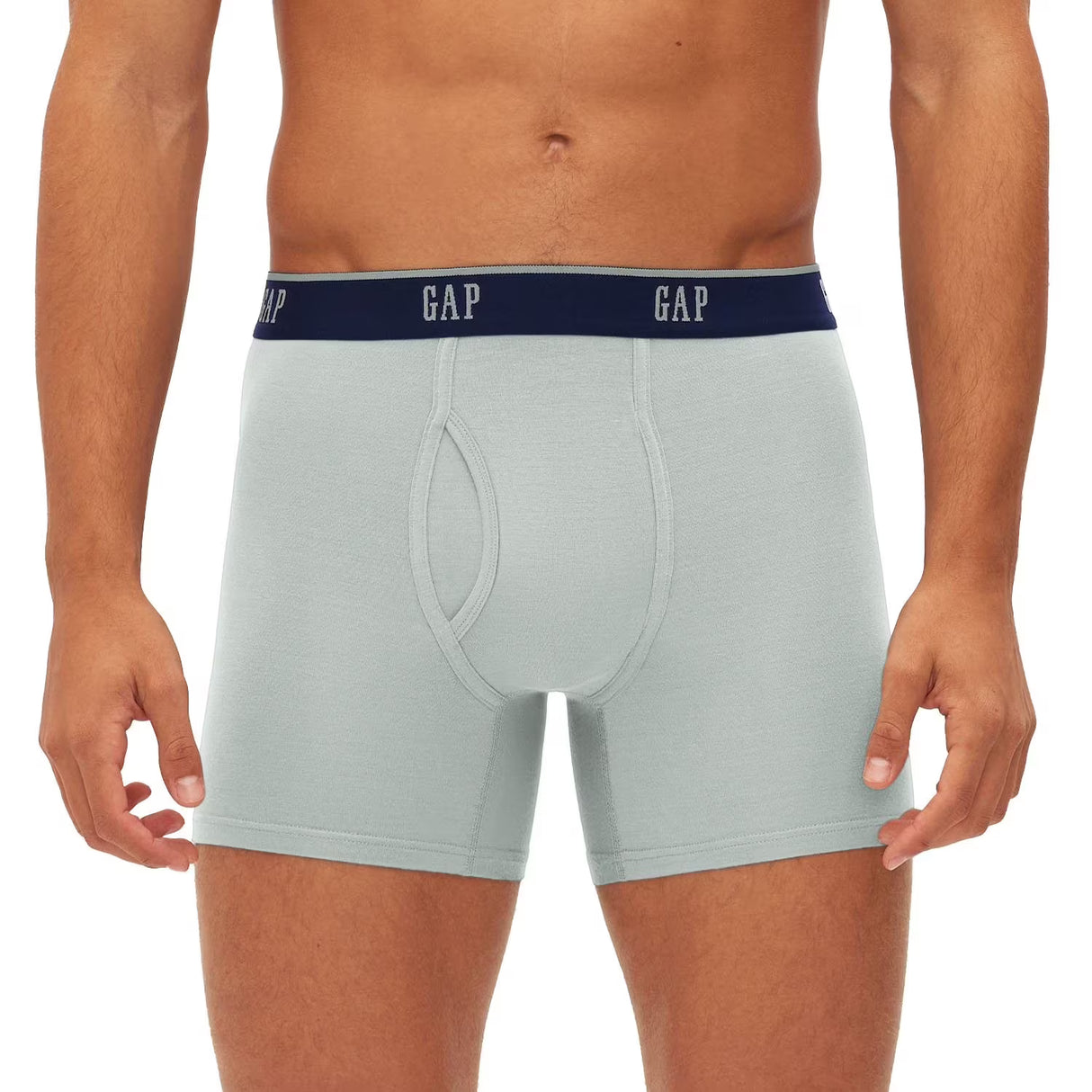 Gap Men's 4-Pack Ultra Soft Modal Boxer Brief, Size L - Navy Stripe Pack