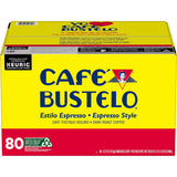 Café Bustelo Coffee Espresso Style K-Cups, Dark Roast, 80 ct.
