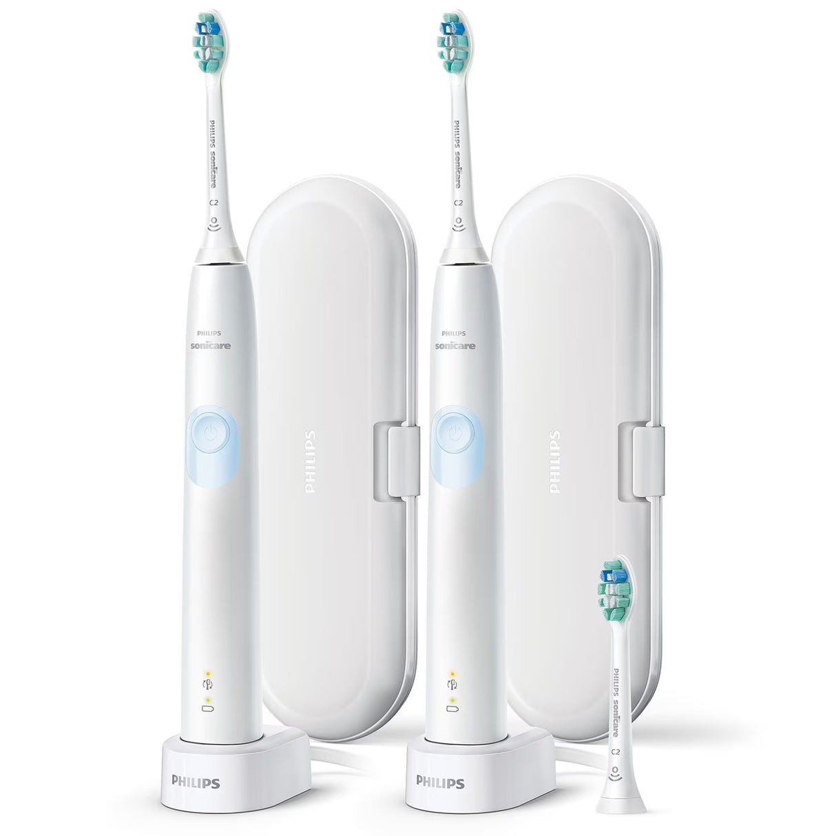 Philips Sonicare ProtectiveClean 4300 Rechargeable Toothbrush, White