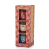Yankee Candle Sweater Weather Minis Gift Set Red Apple Wreath Amber and Sandalwood Bayside Cedar 1.3 oz - 3 Ct