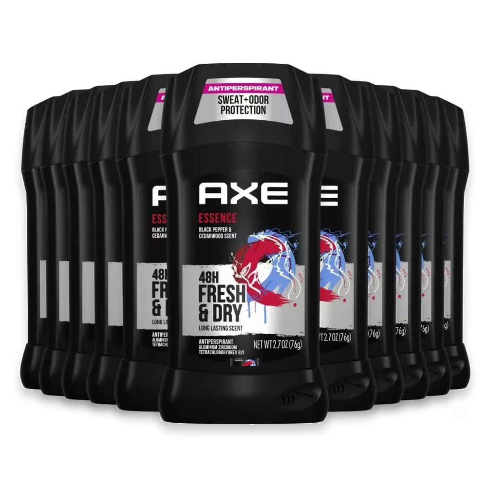 Axe - Essence Invisible Solid Antiperspirant & Deodorant Stick  2.7 oz - 12 Pack