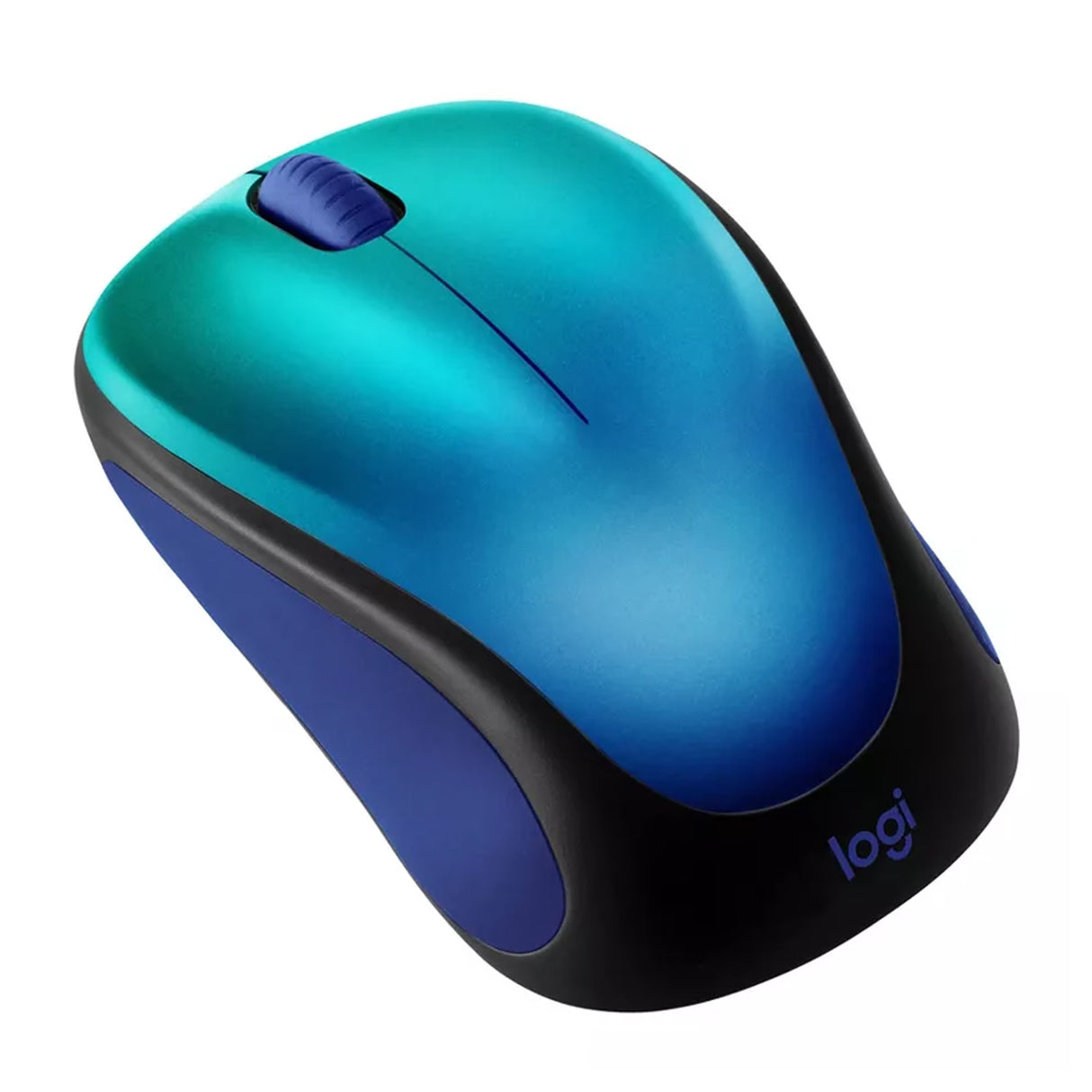 Logitech M317 Wireless Mouse, Blue Aurora