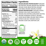Orgain Plant-Based Protein Powder Vanilla Bean - 2.74lb