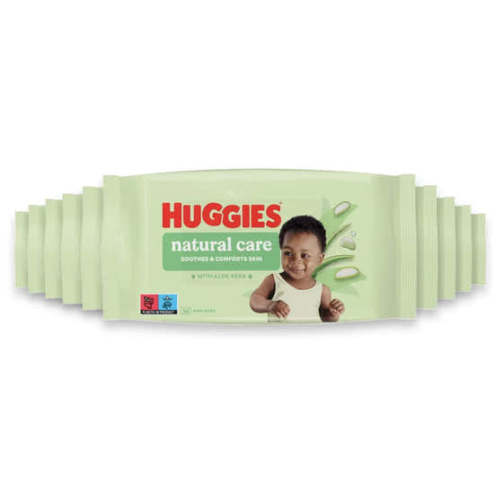 Huggies Natural Care Baby Wipes, 56 Ct - 10 Pack | Huggies - member5%