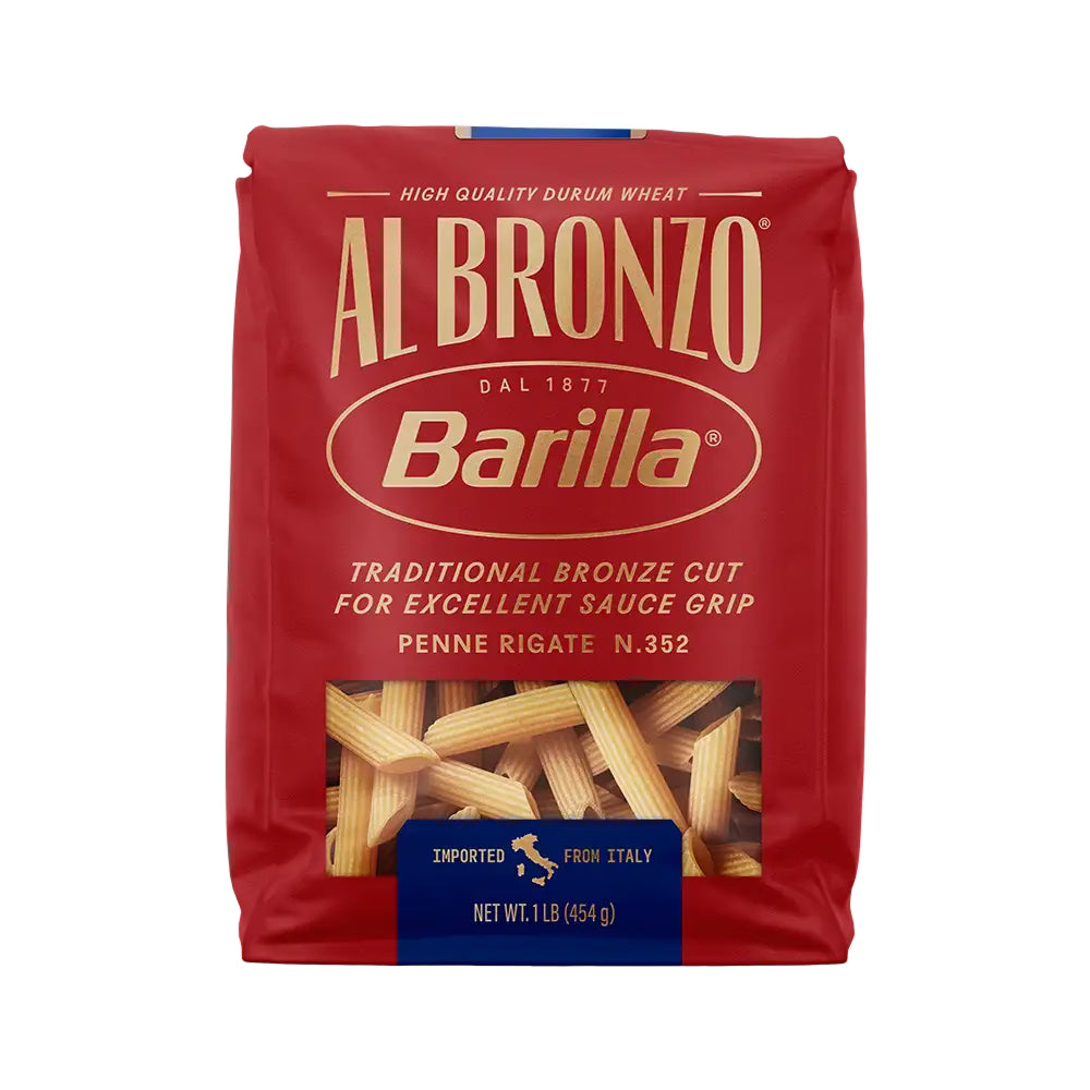 Barilla Al Bronzo Penne Rigate & Fusilloni, 4pk - 16oz