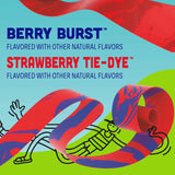 Fruit By The Foot Snacks, Berry Tie-Dye and Strawberry Variety Pack - 48 Ct