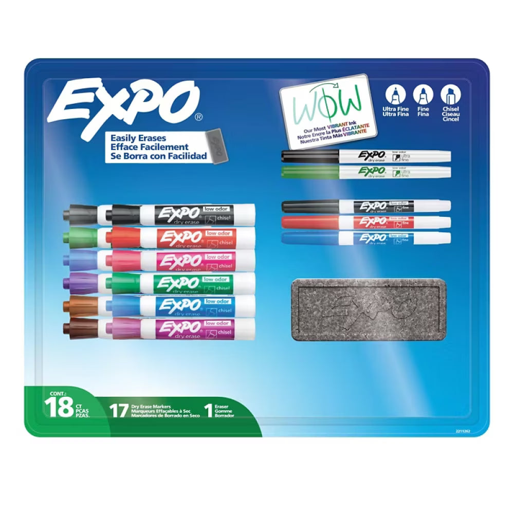 Expo - Dry Erase Set, 18 Pc