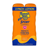 Banana Boat Sport Sunscreen Lotion, SPF 50 - 8 oz - 2 Pack