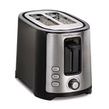 Hamilton Beach 2-Slice Extra Wide Slot Toaster – Black & Stainless Steel