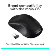 Logitech M310 Wireless Mouse, Black