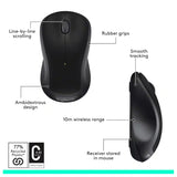Logitech M310 Wireless Mouse, Black