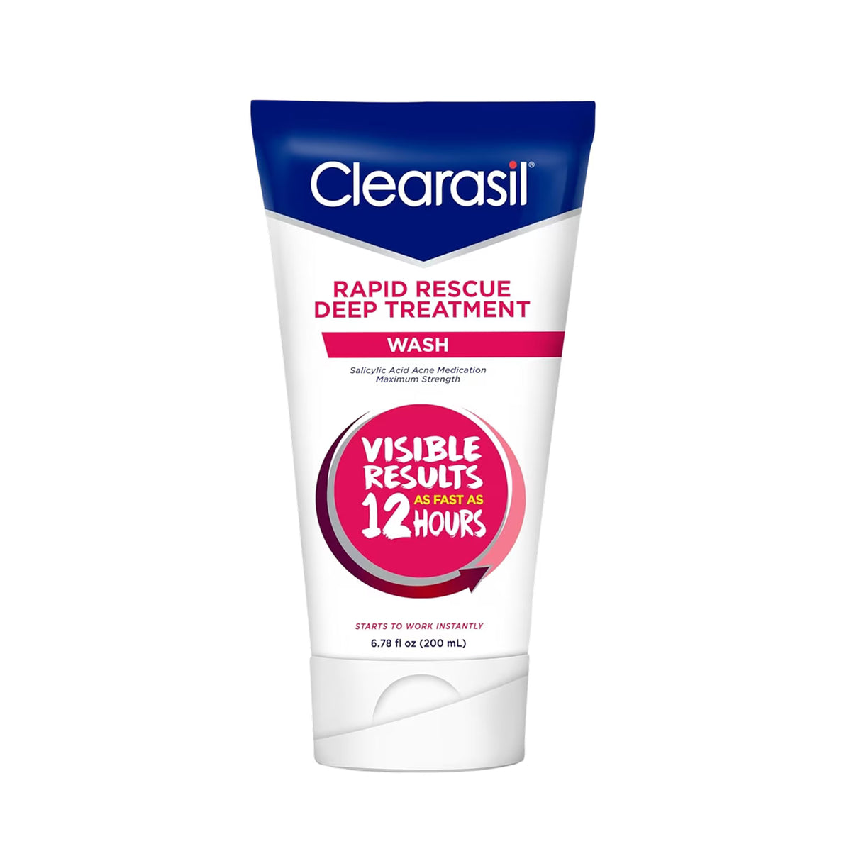 Clearasil Ultra Rapid Action Face Wash, 6.78 oz - 12 Pack