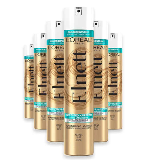 L'Oréal Paris Elnett Extra Strong Hold Fragrance Free Hairspray - 11 oz - 6 Pack | L'oreal - New Arrivals
