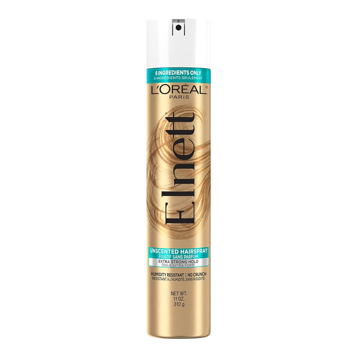 L'Oréal Paris Elnett Extra Strong Hold Fragrance Free Hairspray - 11 oz - 6 Pack