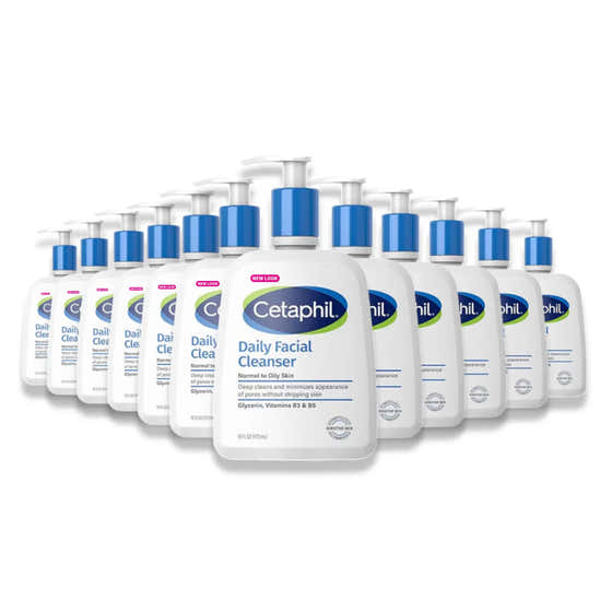 Cetaphil -  Daily Facial Cleanser 16 oz - 12 Pack | Cetaphil - Products