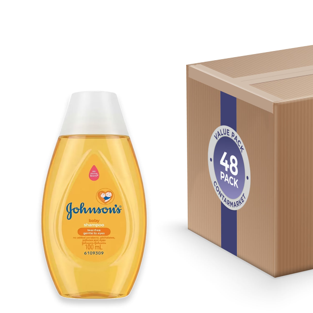 Johnson's Baby Shampoo, Classic, 100ml - 48 Pack