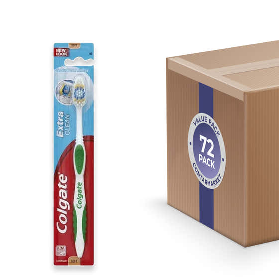 Colgate - Extra Clean Toothbrush, Firm - 1 Ct Each - 72 Pack | Colgate - Colgate