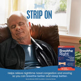 Breathe Right - Extra Tan Drug-Free Nasal Strips for Congestion Relief - 26 Ct Each - 24 Pack