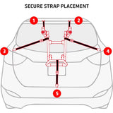 Allen Deluxe Trunk Bike Carrier, 2 Bike Rack