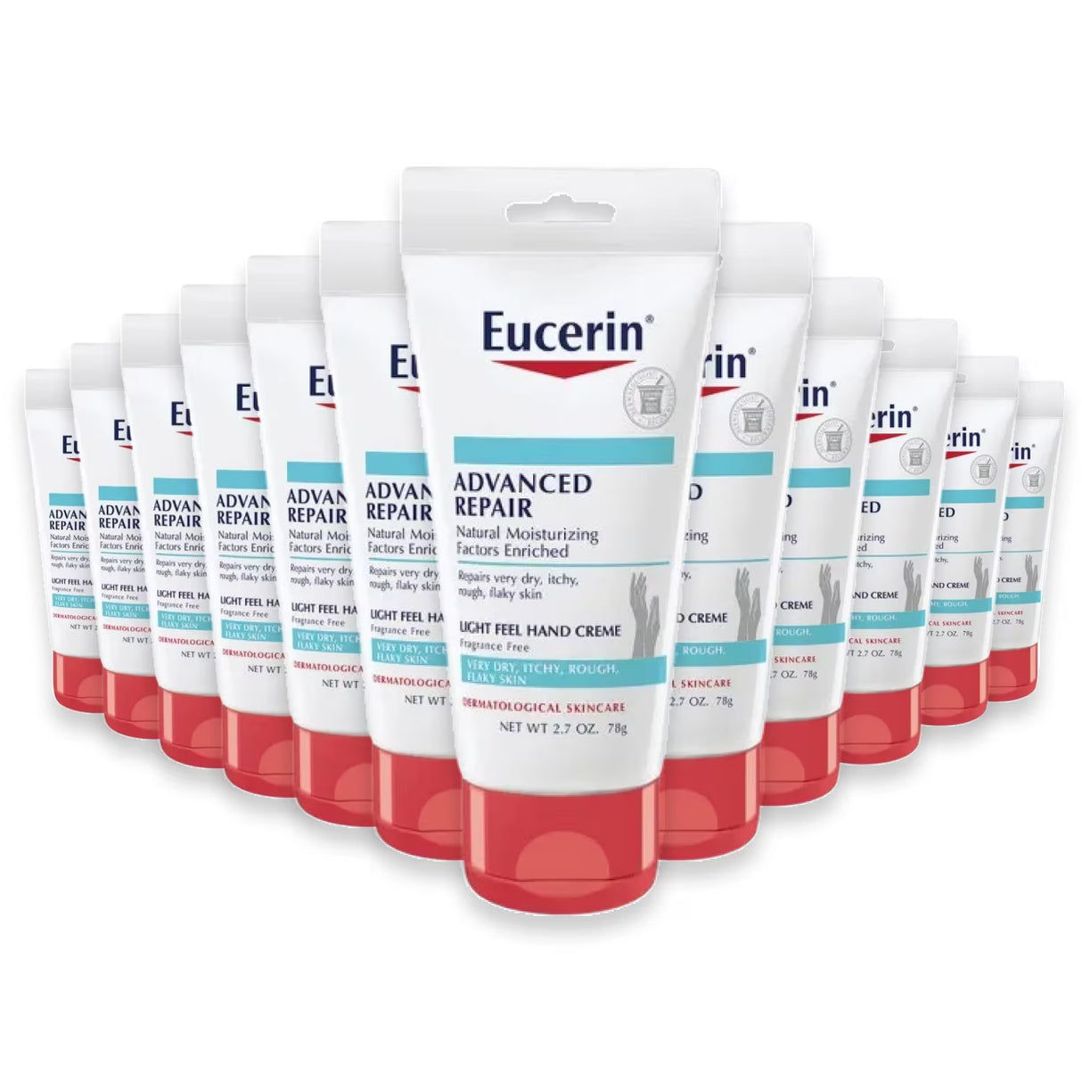 Eucerin Enriched Repair Hand Cream - 2.7 oz - 12 Pack