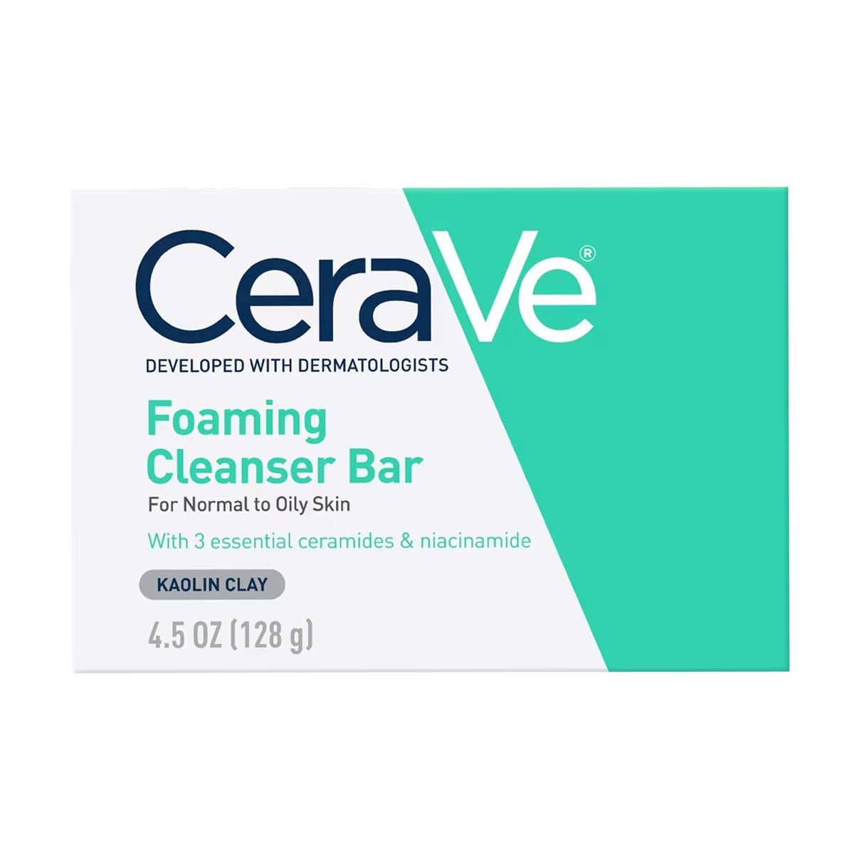 CeraVe Foaming Cleansing Bar for Face and Body, 4.5 oz - 12 Pack