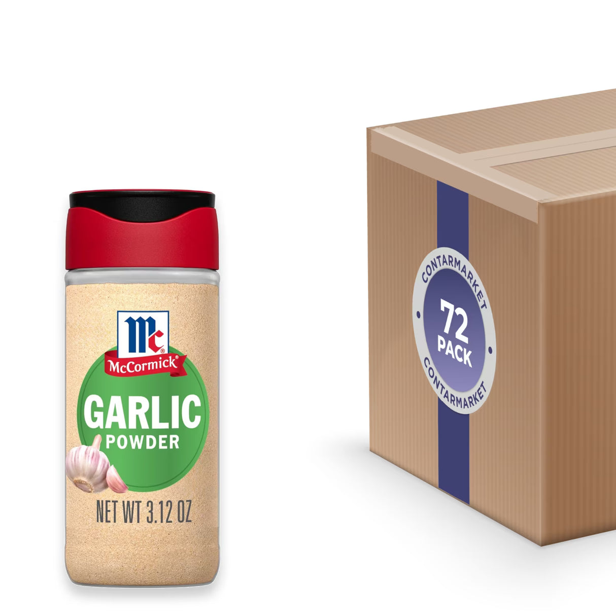 McCormick Garlic Powder Pantry Seasoning - 3.12 oz - 72 Pack
