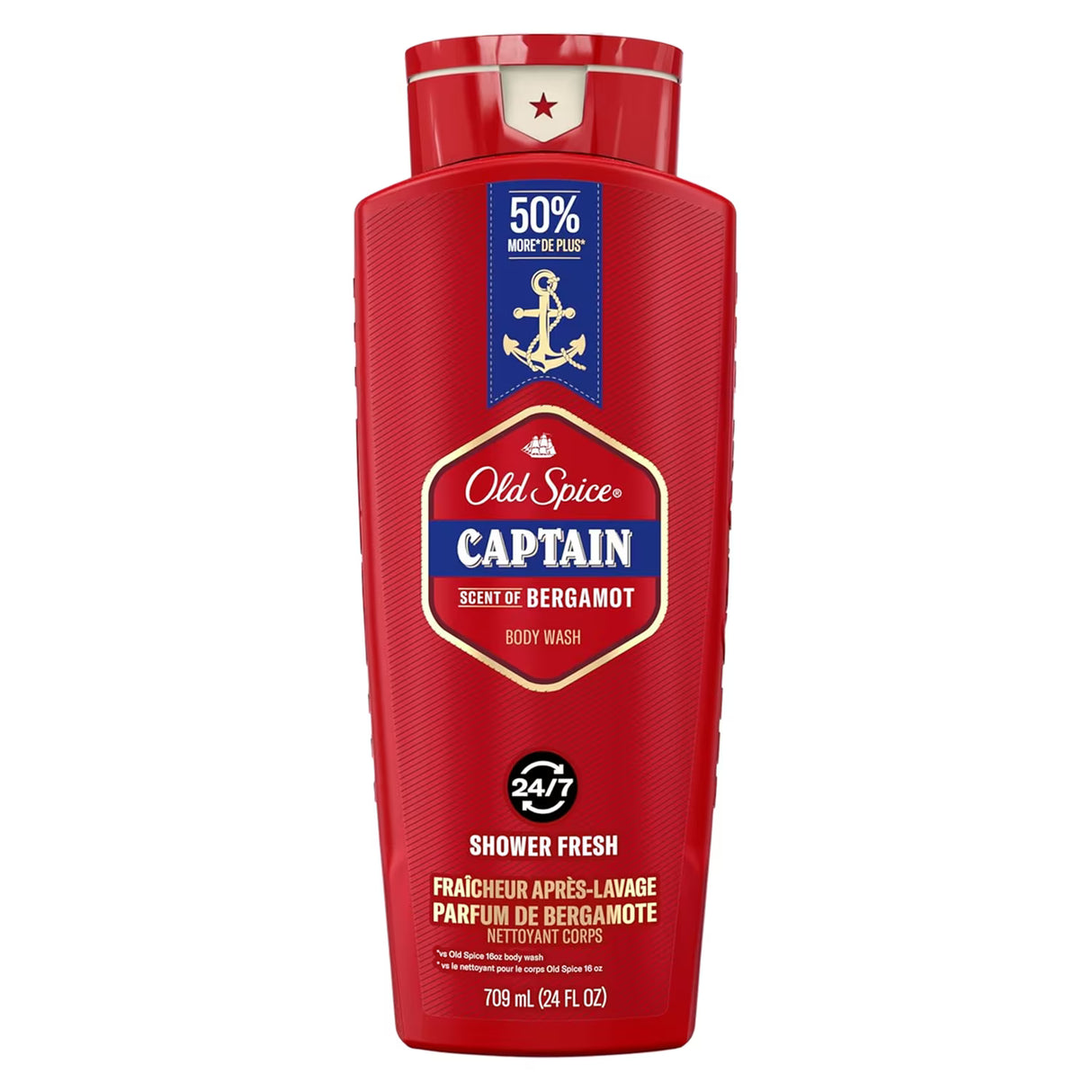 Old Spice Captain Body Wash - 24 oz - 4 Pack