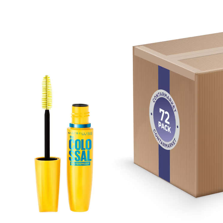Maybelline Colossal Waterproof Black Mascara, 0.27 fl oz - 72 Pack | Maybelline - Pre Order