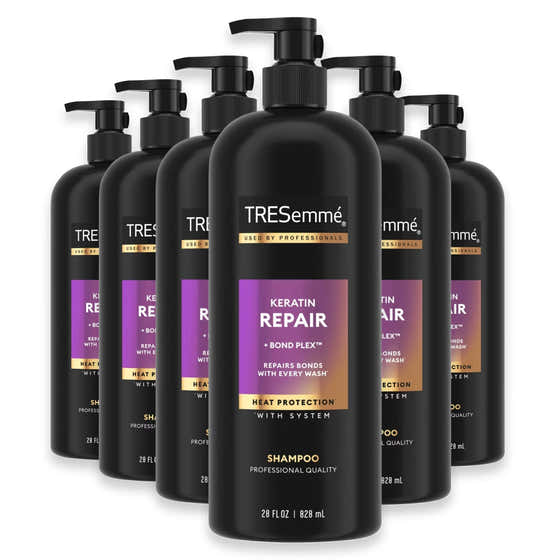 TRESemmé Cruelty-Free Keratin Repair Shampoo – 28 oz – 6 Pack | Tresemme - member5%