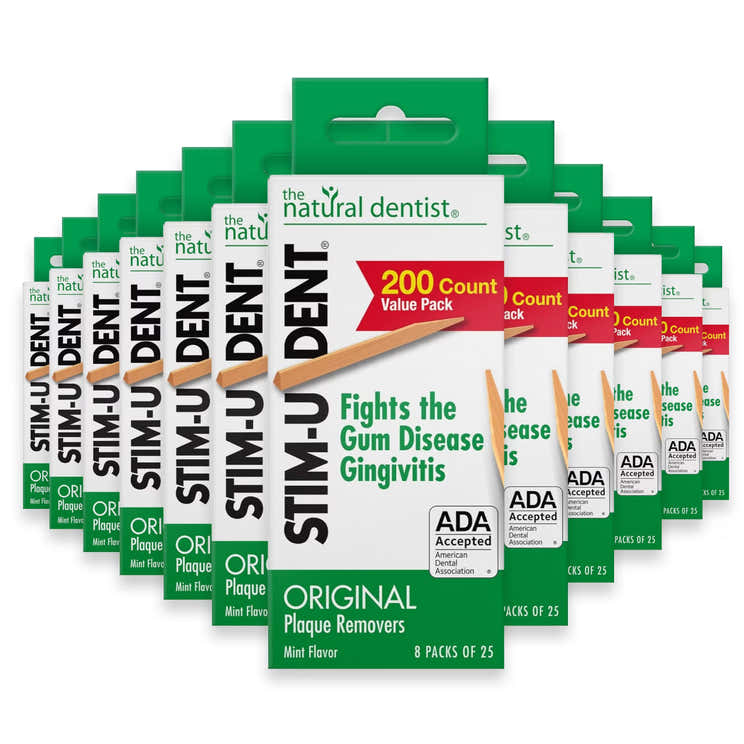 Stim-U-Dent Mint Plaque Removers - 200ct - 24 Pack | Stim U Dent - Pre Order