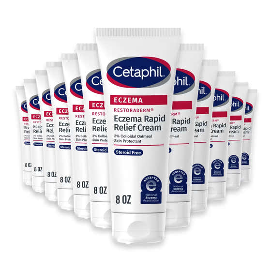 Cetaphil Eczema Restoraderm Rapid Relief Cream - 8 oz - 12 Pack | Cetaphil - cetaphil