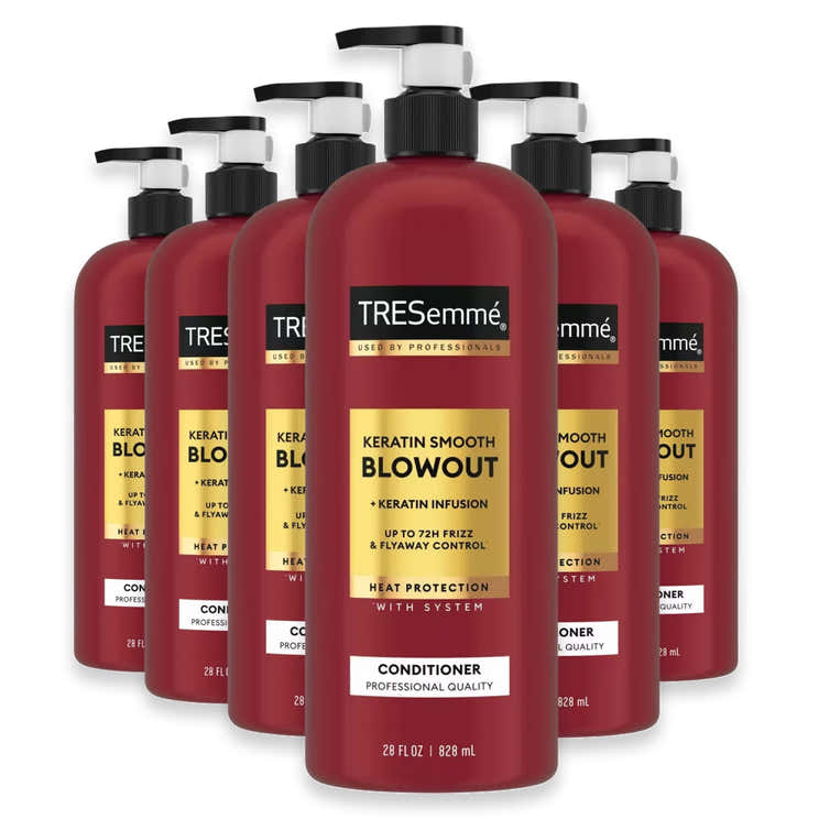 TRESemmé Keratin Smooth Blowout Conditioner - 28oz - 6 Pack | Tresemme - Pre Order