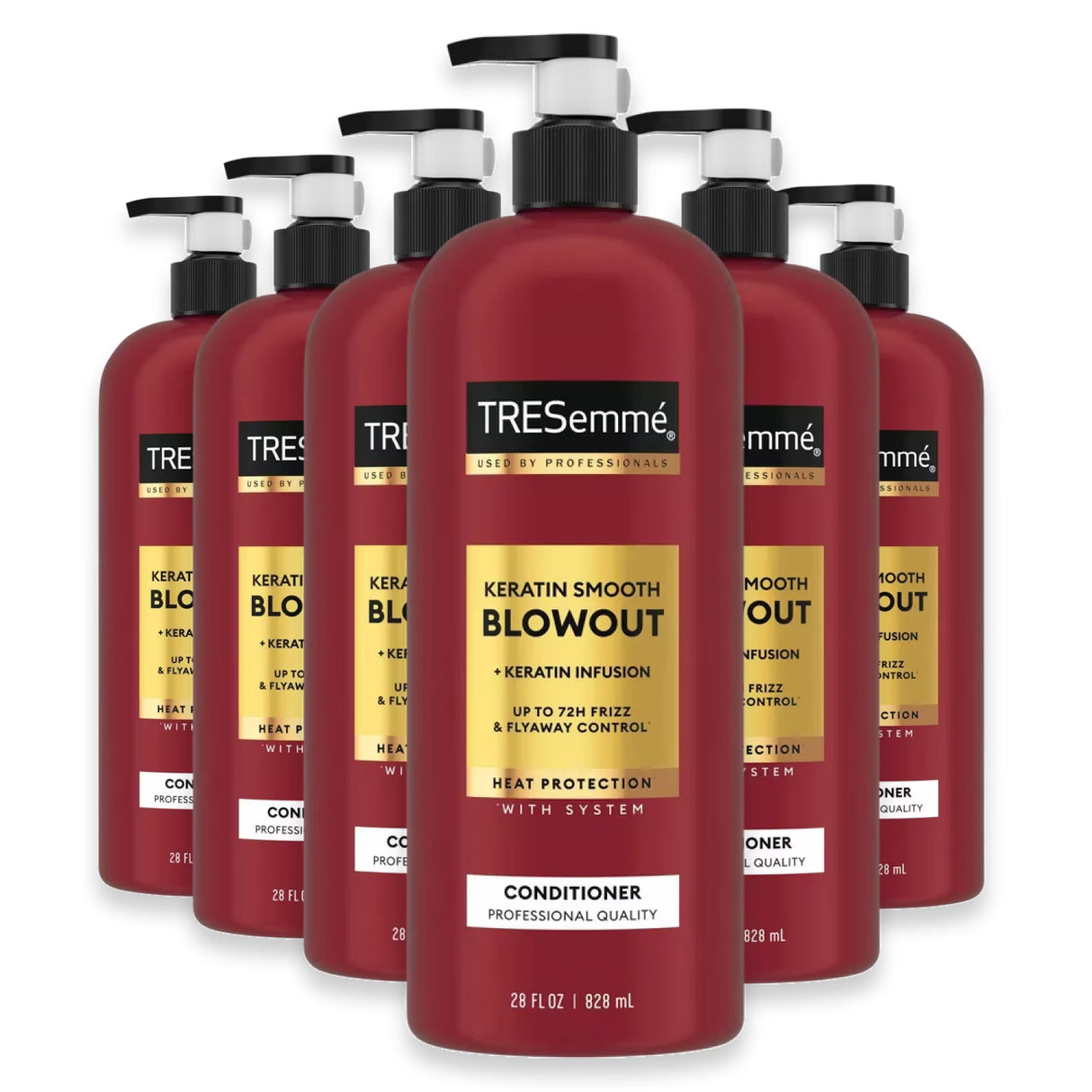 TRESemmé Keratin Smooth Blowout Conditioner - 28oz - 6 Pack