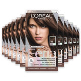L’Oréal Paris Feria Permanent Hair Color – #45 Deep Bronzed Brown – 12 Pack