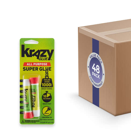 Krazy - Glue All Purpose Precision Tip Super Glue, 2 Pack - 0.14 Oz - 48 Pack | Krazy Glue - School &amp; Office Supplies ...
