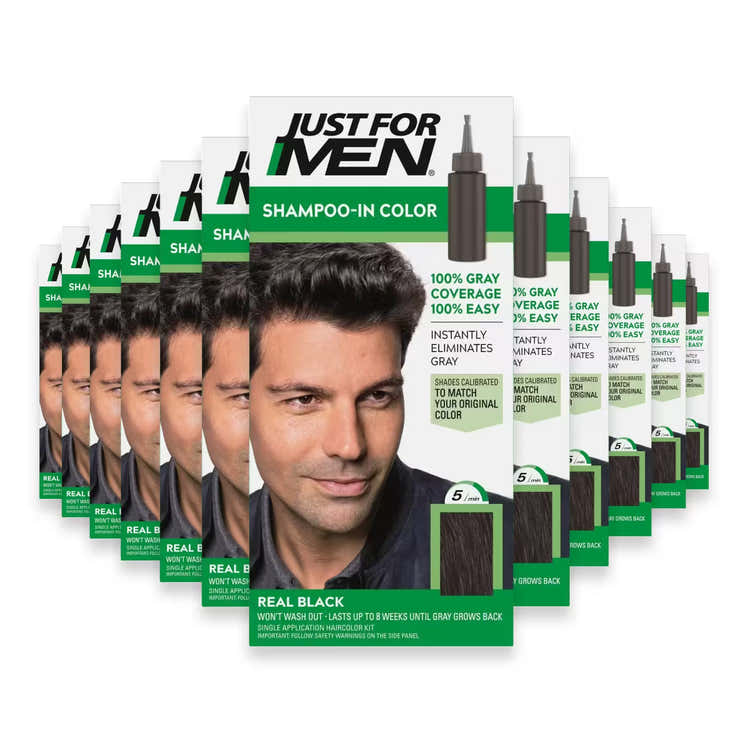 Just For Men Control GX Beard Wash, Light Brown to Black – 4 Fl Oz – 12 Pack | Just For Men - Pre Order