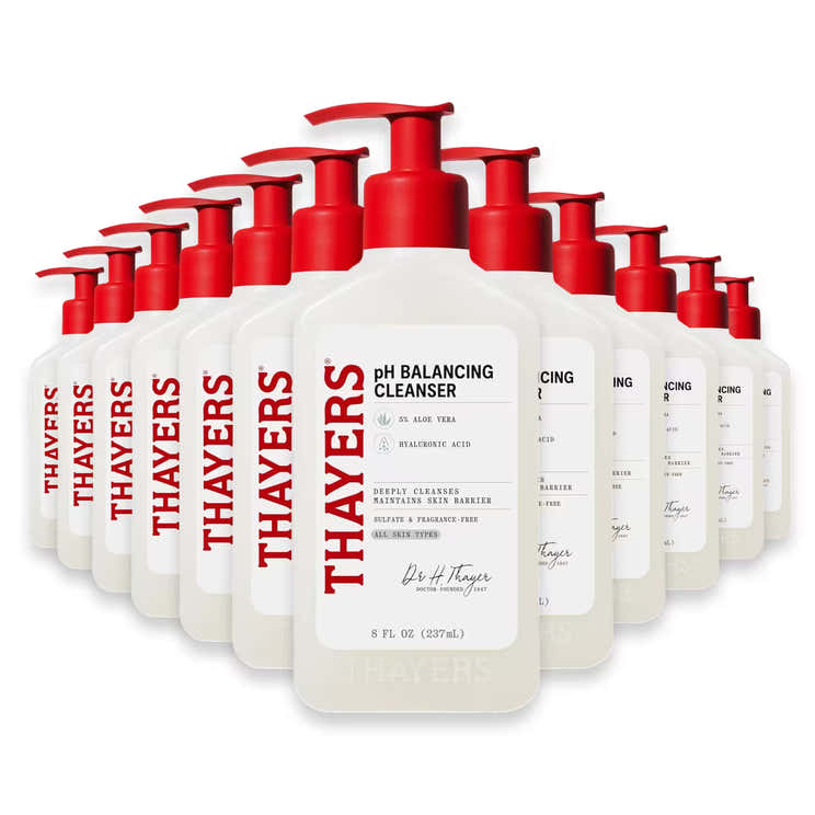 Thayers pH Balancing Daily Facial Cleanser – 8 oz – 12 Pack | Thayers - Pre Order