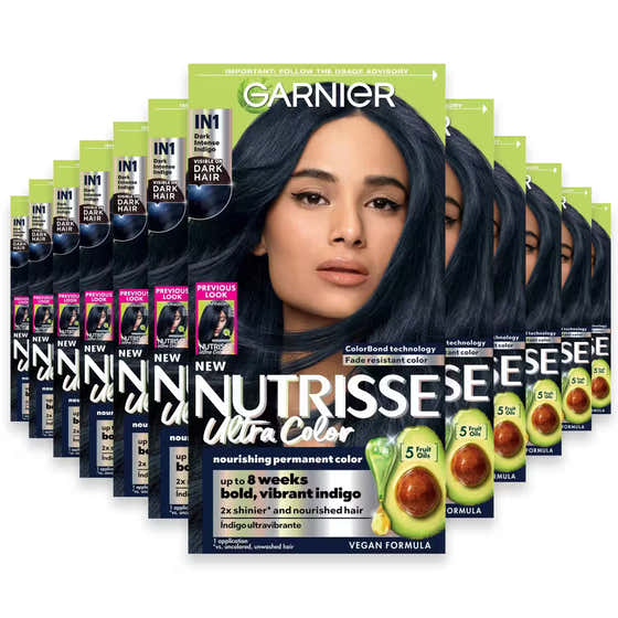 Garnier Nutrisse Ultra Color Hair Color – Dark Intense Indigo – 12 Pack | Garnier - Nutrisse