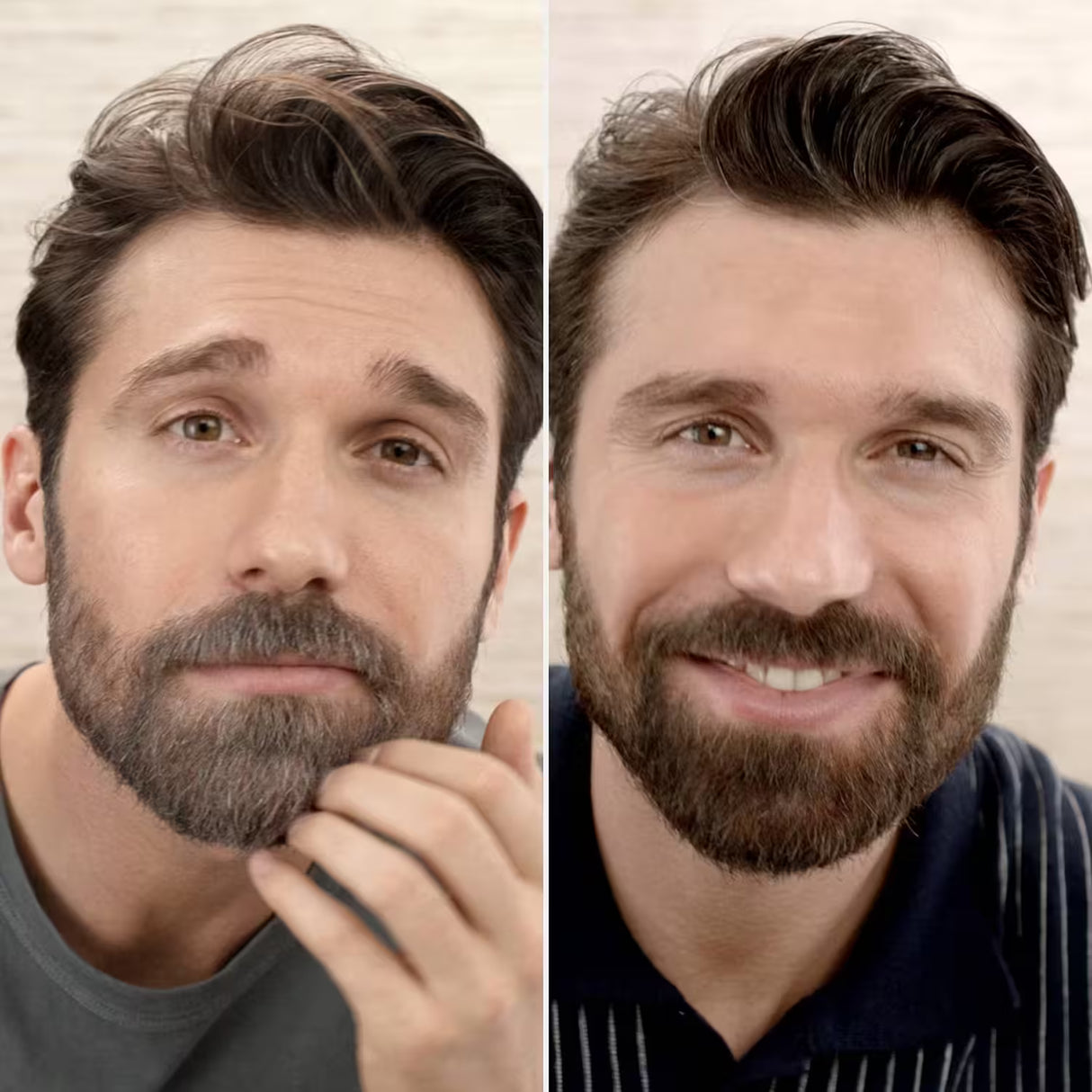 Just For Men Mustache & Beard Color Gel, Medium-Dark Brown  – 1 Ct – 12 Pack