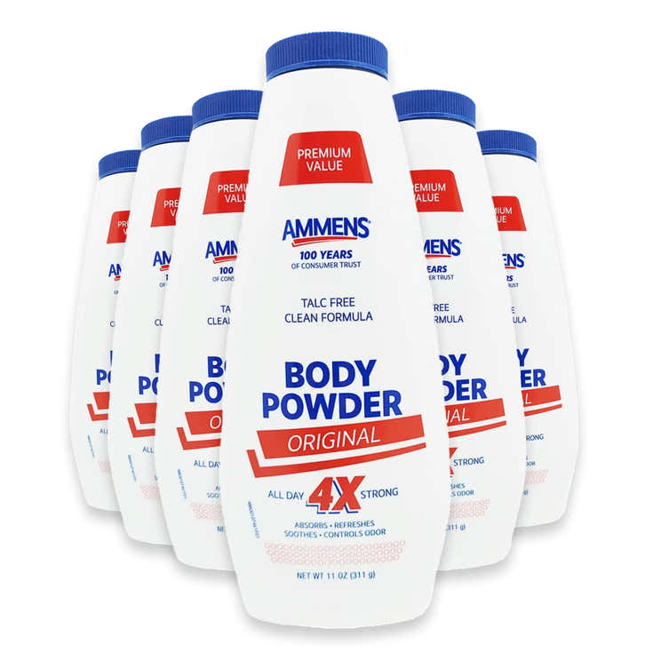 Ammens Talc-Free Medicated Original Powder 11 oz - 6 Pack | Ammens - Wholesale