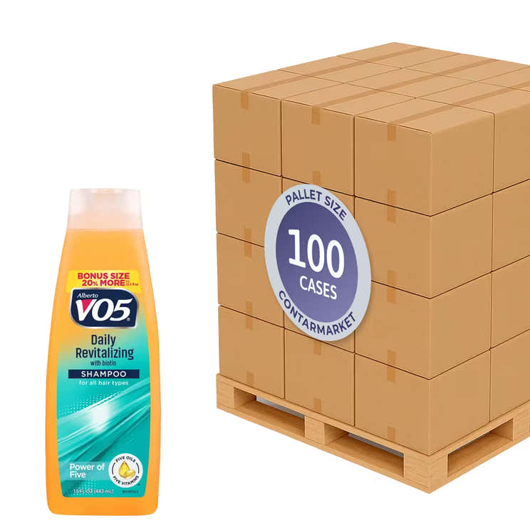 VO5 - Daily Revitalizing Shampoo - 15 Oz - 6 Pack - 100 cases pallet | VO5 - Pallets