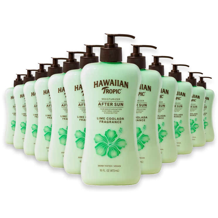 Hawaiian Tropic Lime Coolada After Sun Lotion, 16oz - 12 Pack | Hawaiian Tropic - Pre Order