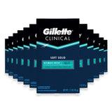 Gillette Clinical Antiperspirant Deodorant, Ultimate Fresh, Advanced Solid, 1.7 oz - 12 Pack