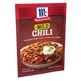 McCormick Mild Chili Seasoning Mix, 1.25 oz - 24 Pack
